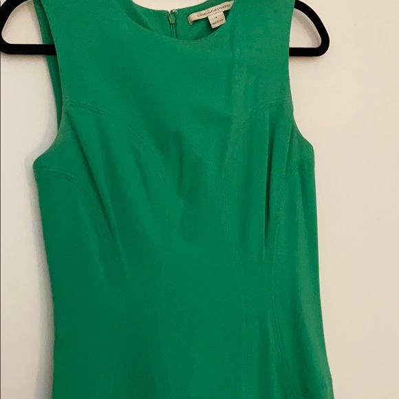 REDUCED! NEW Diane von Furstenburg Green Dress, 4 - Picture 4 of 4